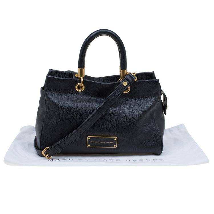 Pre Owned Marc by Marc Jacobs Black Leather Too Hot To Handle Tote