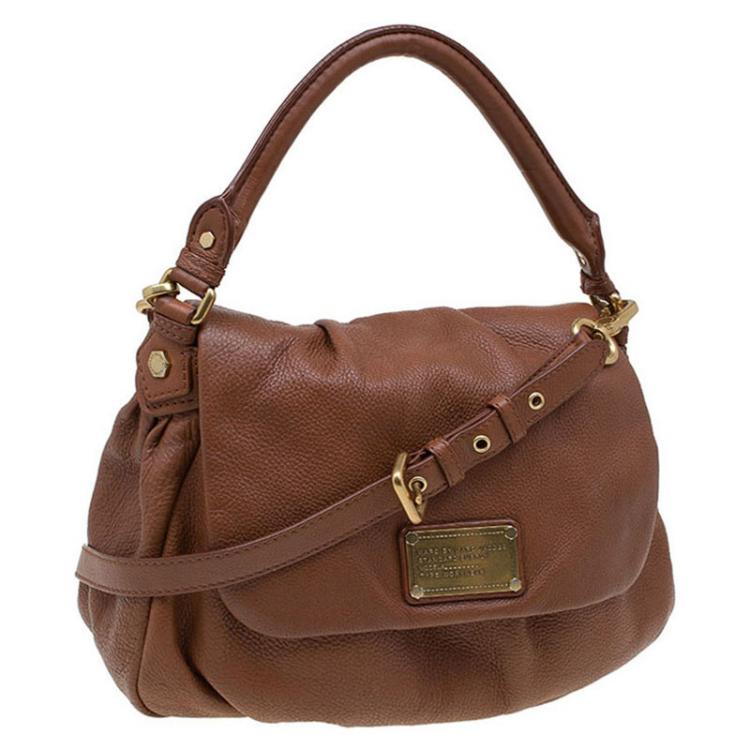 Pre Owned Marc by Marc Jacobs Brown Leather Classic Q Lil Ukita Satchel