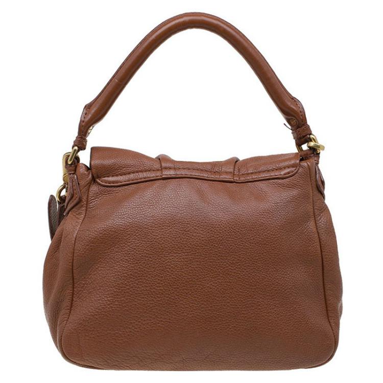 Pre Owned Marc by Marc Jacobs Brown Leather Classic Q Lil Ukita Satchel