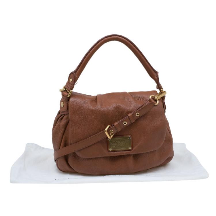 Pre Owned Marc by Marc Jacobs Brown Leather Classic Q Lil Ukita Satchel