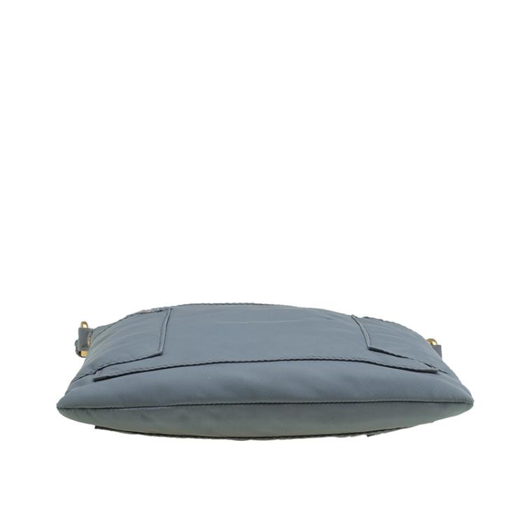 Pre Owned Marc by Marc Jacobs Grey Nylon Preppy Sia Crossbody Bag