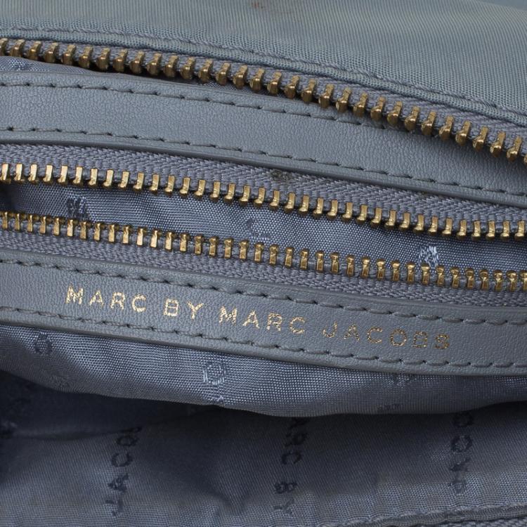 Pre Owned Marc by Marc Jacobs Grey Nylon Preppy Sia Crossbody Bag