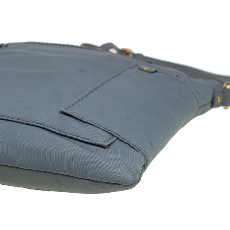 Pre Owned Marc by Marc Jacobs Grey Nylon Preppy Sia Crossbody Bag