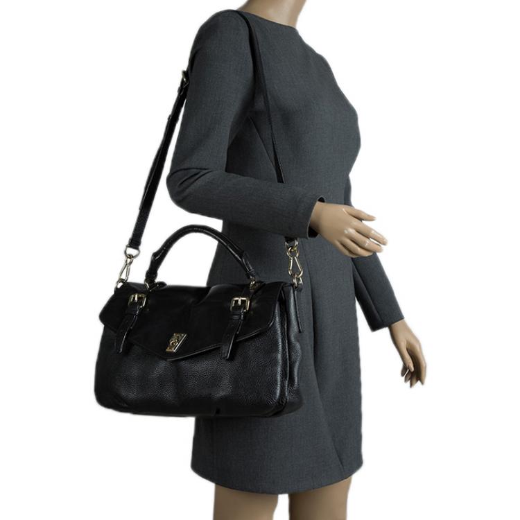 Pre Owned Marc by Marc Jacobs Black Leather Shoulder Bag
