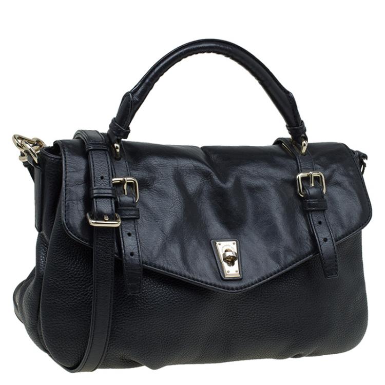 Pre Owned Marc by Marc Jacobs Black Leather Shoulder Bag