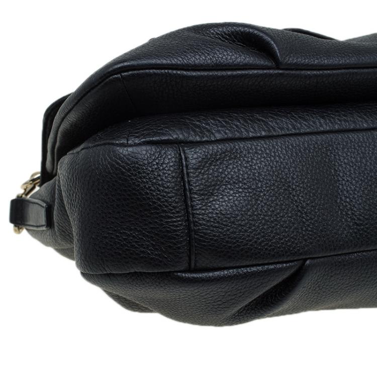 Pre Owned Marc by Marc Jacobs Black Leather Shoulder Bag