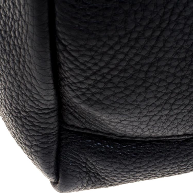 Pre Owned Marc by Marc Jacobs Black Leather Classic Q Baby Groovee Satchel