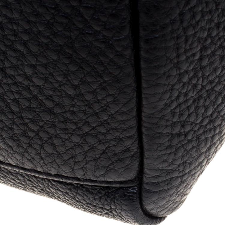 Pre Owned Marc by Marc Jacobs Black Leather Classic Q Baby Groovee Satchel