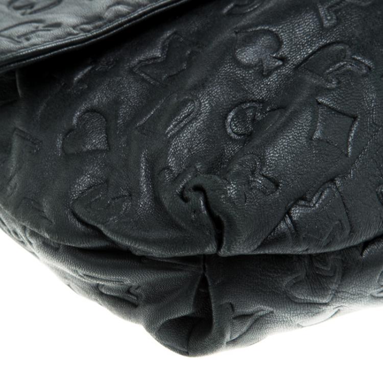 مملوكة مسبقًا Marc by Marc Jacobs Black Leather Dreamy Printed Shoulder bag