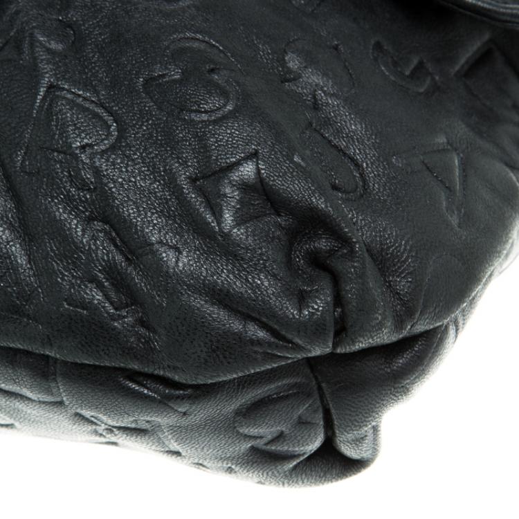 مملوكة مسبقًا Marc by Marc Jacobs Black Leather Dreamy Printed Shoulder bag