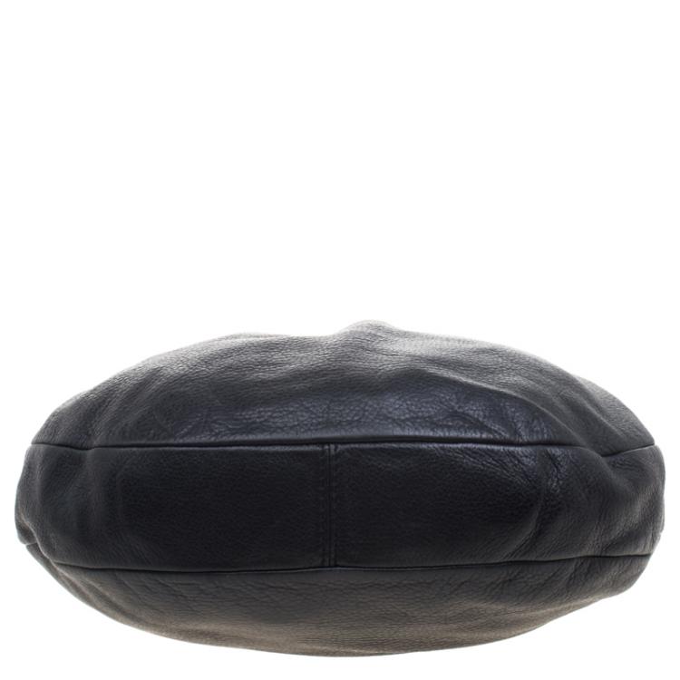 Pre Owned Marc by Marc Jacobs Black Leather Classic Q Hillier Hobo