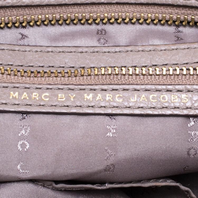 Pre Owned Marc by Marc Jacobs Grey Leather Too Hot To Handle Tote