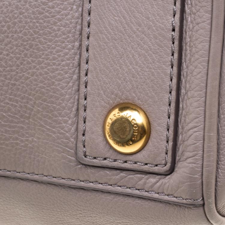Pre Owned Marc by Marc Jacobs Grey Leather Too Hot To Handle Tote