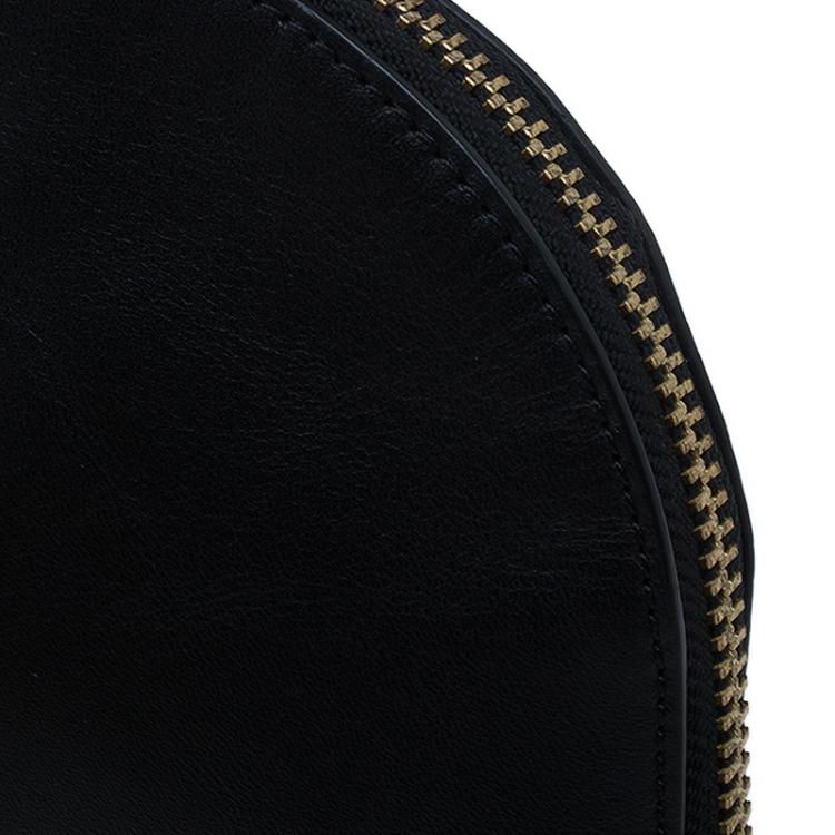 Pre Owned Marc by Marc Jacobs Black Leather Cosmetic Pouch 