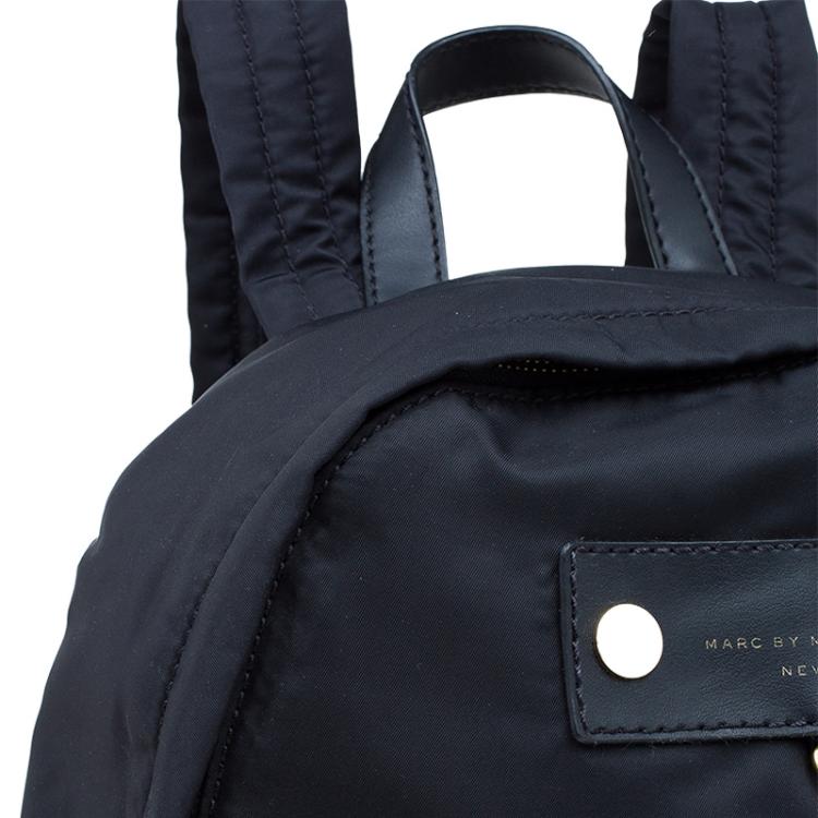 Pre Owned Marc by Marc Jacobs Black Nylon Preppy Backpack