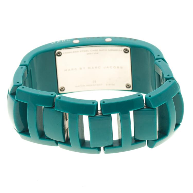 Pre Owned Marc by Marc Jacobs Blue Digital Polycarbonate Women's Wristwatch 26 mm