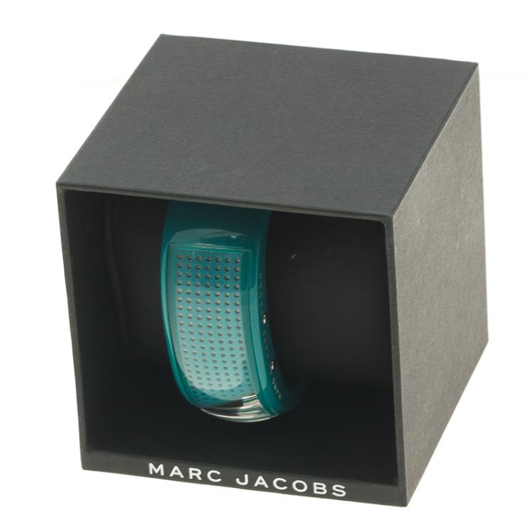 Pre Owned Marc by Marc Jacobs Blue Digital Polycarbonate Women's Wristwatch 26 mm