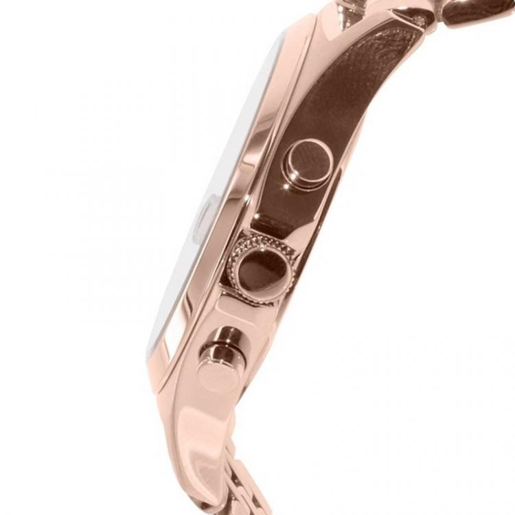 Pre Owned Marc by Marc Jacobs Silver Gold-Plated Stainless Steel MBM3380 Women's Wristwatch 38MM