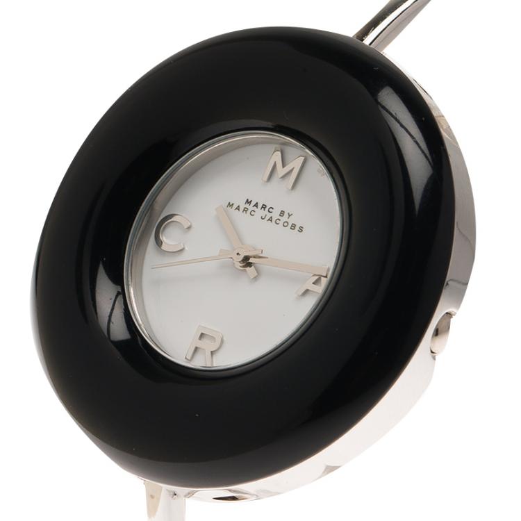 Pre Owned Marc by Marc Jacobs White Stainless Steel MBM3395 Women's Wristwatch 40MM