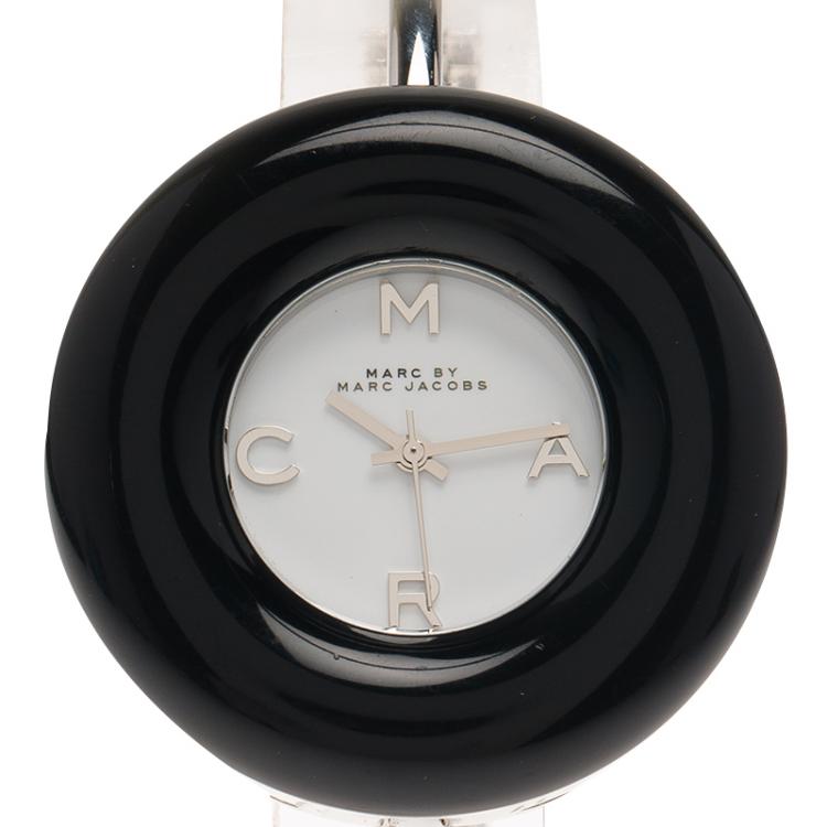 Pre Owned Marc by Marc Jacobs White Stainless Steel MBM3395 Women's Wristwatch 40MM
