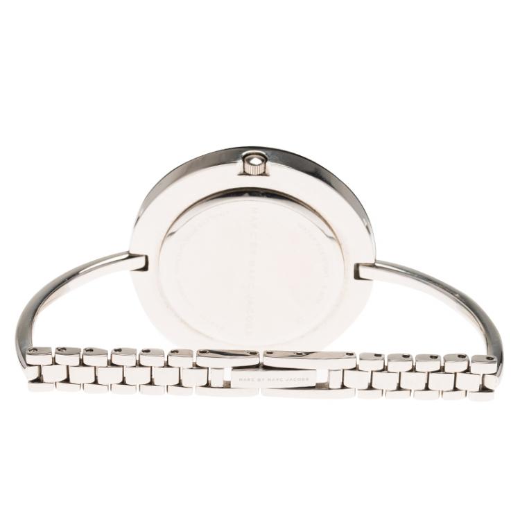 Pre Owned Marc by Marc Jacobs White Stainless Steel MBM3395 Women's Wristwatch 40MM