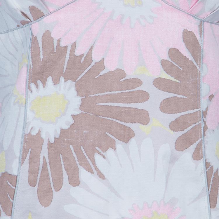 Pre Owned Marc Jacobs Floral Print Long Dress S