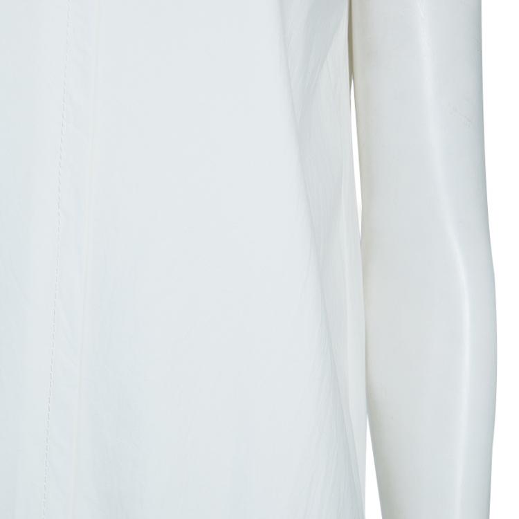 Pre Owned Marc Jacobs White Smocked Top S