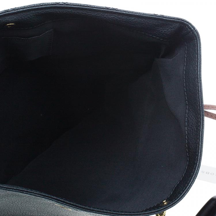 مملوكة مسبقًا Marc Jacobs Black Leather Sandy Eyelets Shoulder Bag
