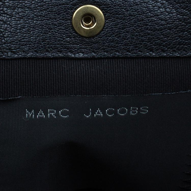 مملوكة مسبقًا Marc Jacobs Black Leather Sandy Eyelets Shoulder Bag