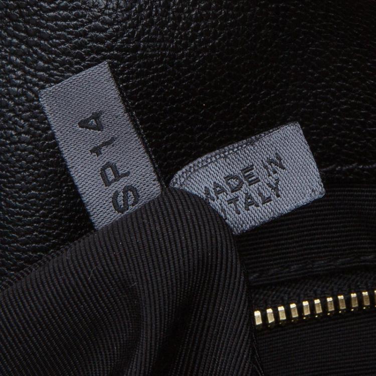 Pre Owned Marc Jacobs Black Quilted Eyelets Leather Large Nomad Hobo 