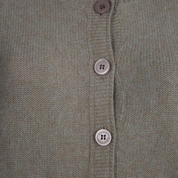 Pre Owned Marc Jacobs Grey Short Sleeve Sweater Dress M