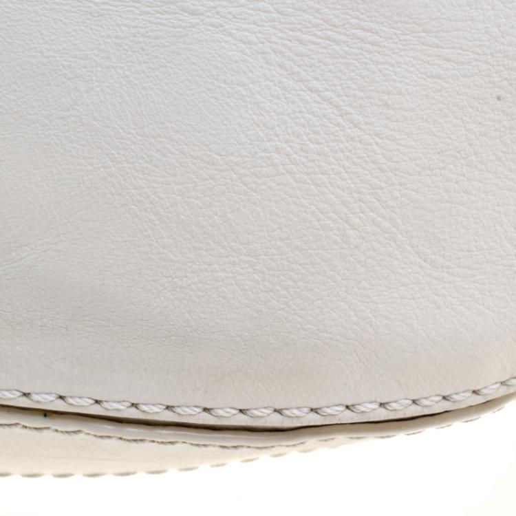 Pre Owned Marc Jacobs Cream Leather Hobo