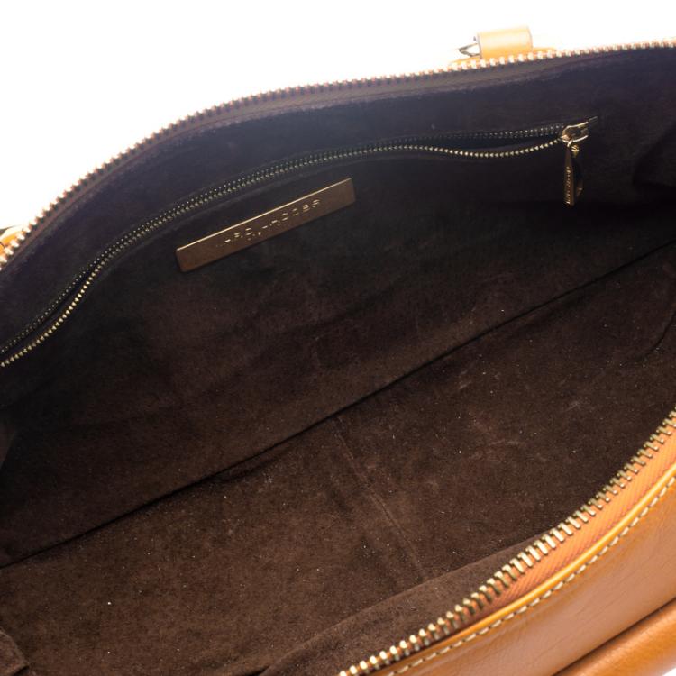Pre Owned Marc Jacobs Orange Leather Elise Satchel