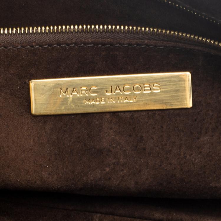Pre Owned Marc Jacobs Orange Leather Elise Satchel