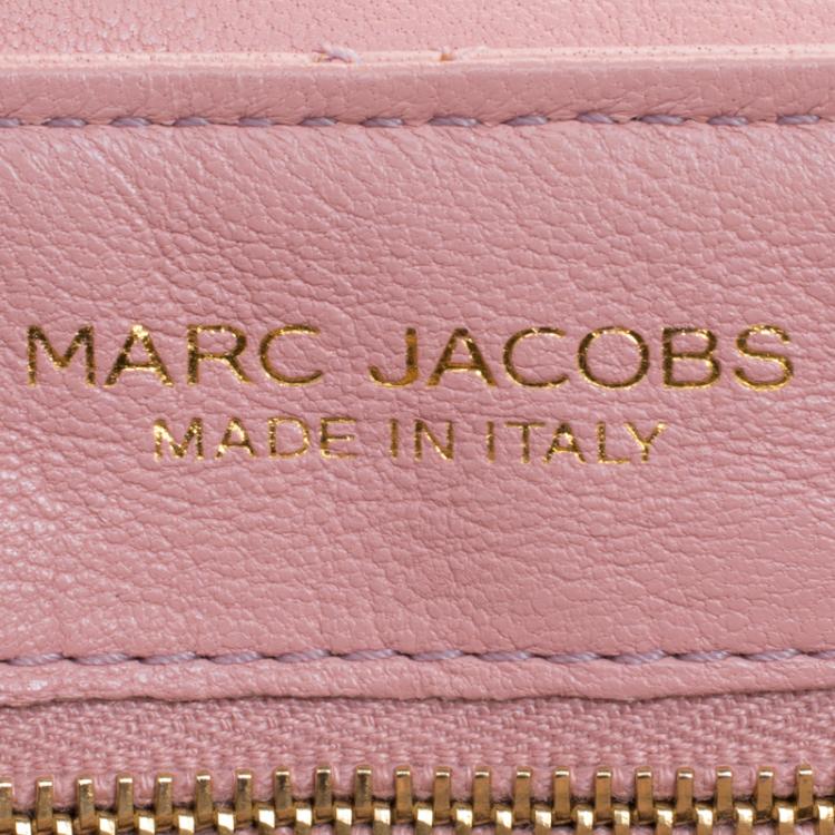 Pre Owned Marc Jacobs Pink Quilted Leather Shoulder Bag