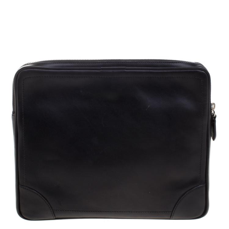 Pre Owned Marc Jacobs Black Leather Clutch