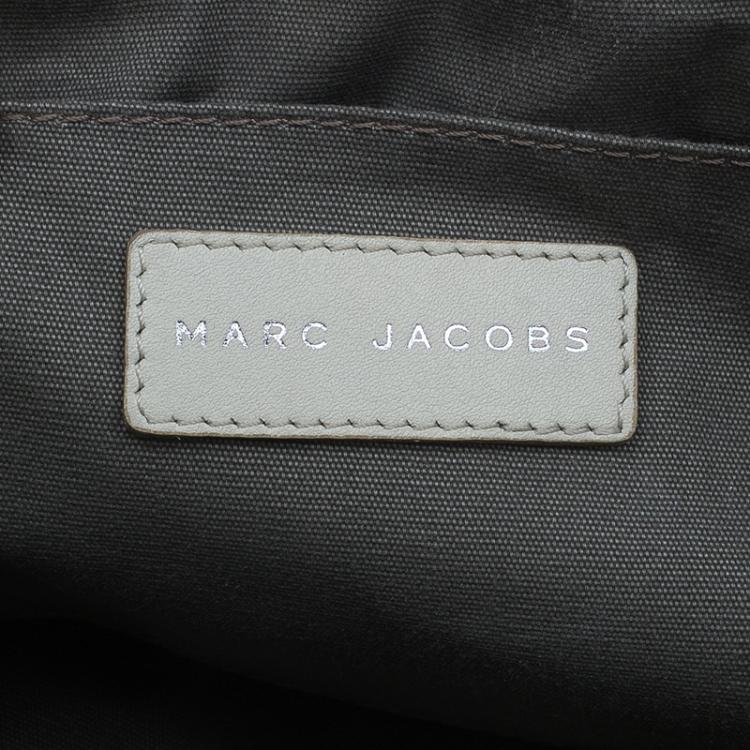 Pre Owned Marc Jacobs White Leather Snake Embossed Cecilia Shoulder Bag