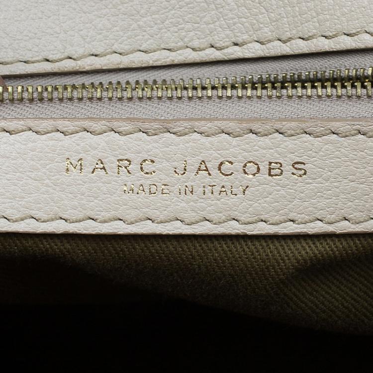 Pre Owned Marc Jacobs Beige Quilted Leather Stam Shoulder Bag