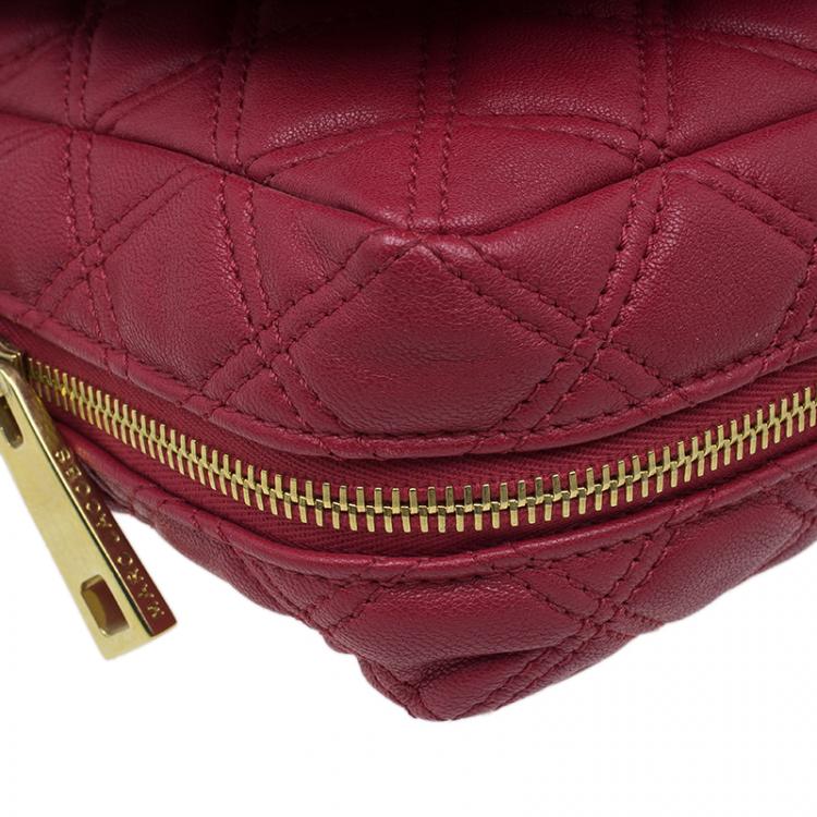 مملوكة مسبقًا Marc Jacobs Red Quilted Leather Shoulder Bag