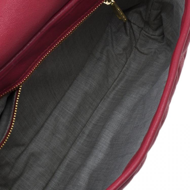 مملوكة مسبقًا Marc Jacobs Red Quilted Leather Shoulder Bag