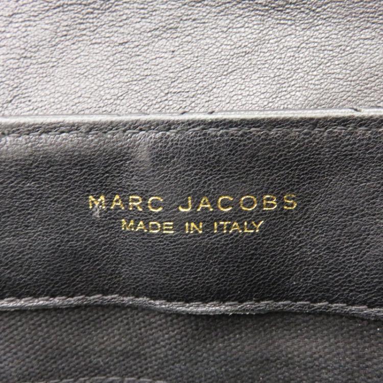 مملوكة مسبقًا Marc Jacobs Black Quilted Leather Large Baroque Shoulder Bag