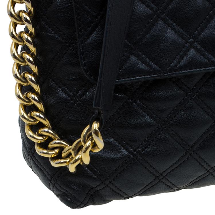 Pre Owned Marc Jacobs Black Quilted Leather The XL Shoulder Bag