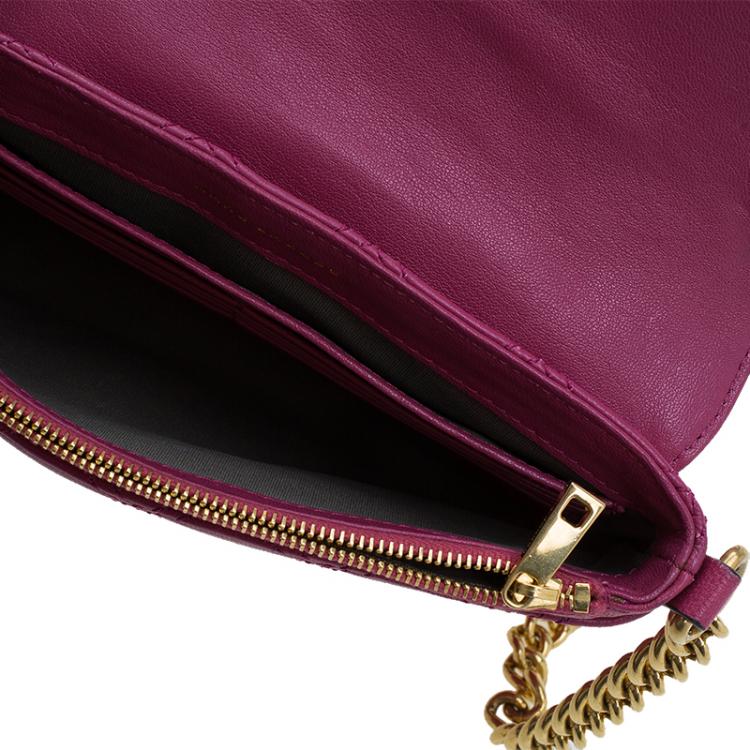 Pre Owned Marc Jacobs Pink Quilted Leather Small Single Shoulder Bag