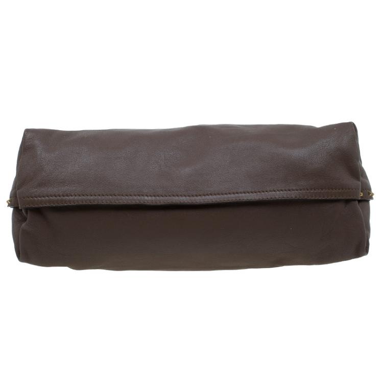 Pre Owned Marc Jacobs Brown Leather Paradise Rio Satchel