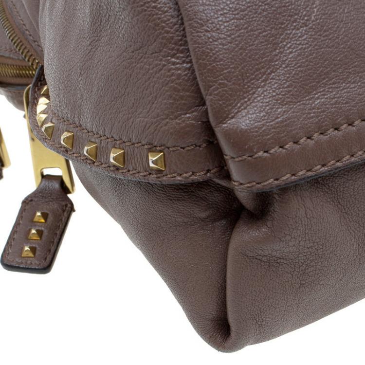 Pre Owned Marc Jacobs Brown Leather Paradise Rio Satchel