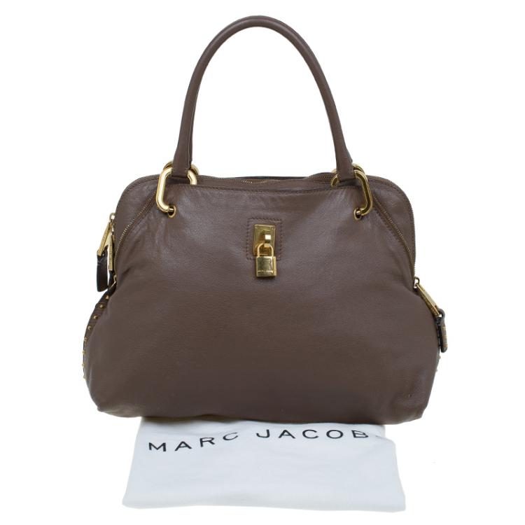 Pre Owned Marc Jacobs Brown Leather Paradise Rio Satchel