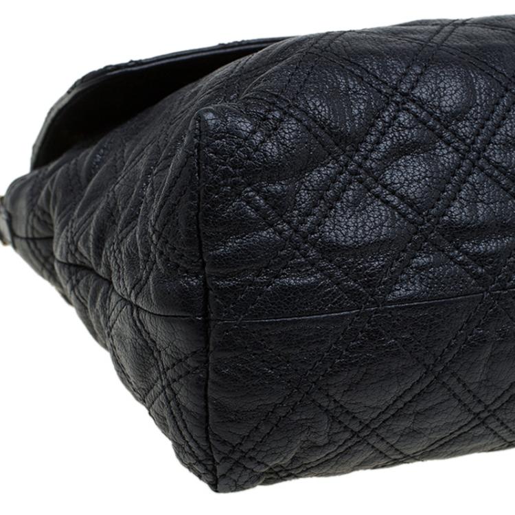 Pre Owned Marc Jacobs Black Quilted Leather The XL Shoulder Bag