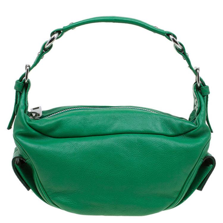 Pre Owned Marc Jacobs Green Leather Small Katie Shoulder Bag