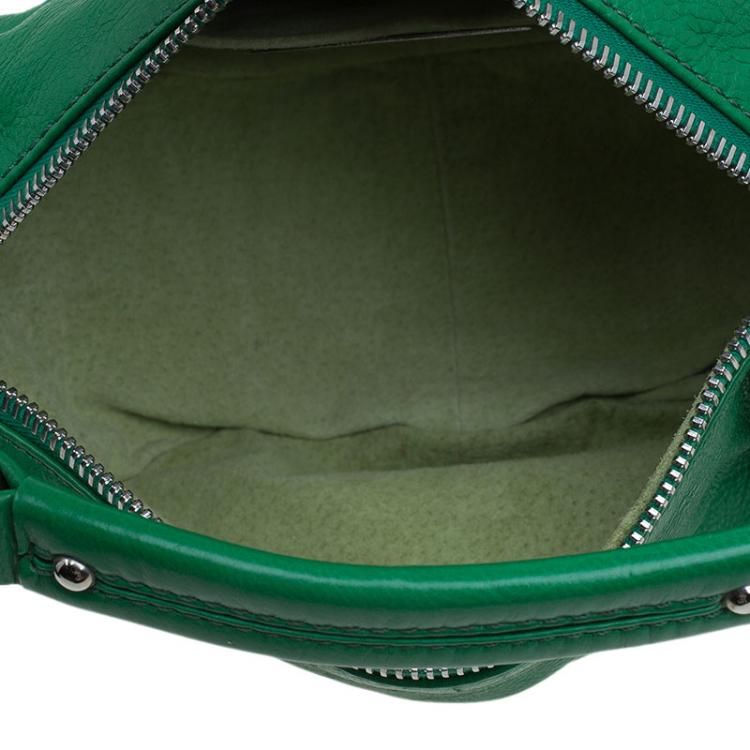 Pre Owned Marc Jacobs Green Leather Small Katie Shoulder Bag