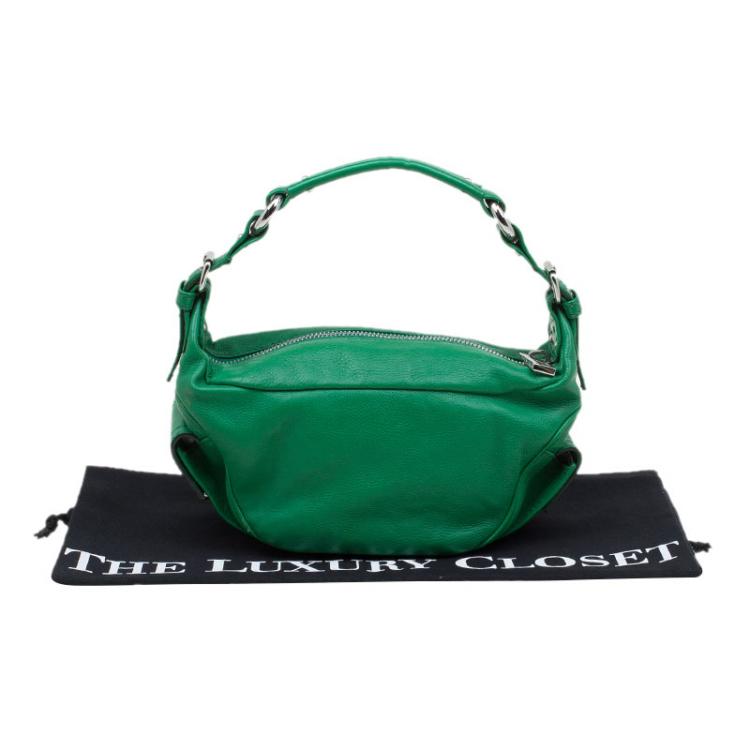 Pre Owned Marc Jacobs Green Leather Small Katie Shoulder Bag